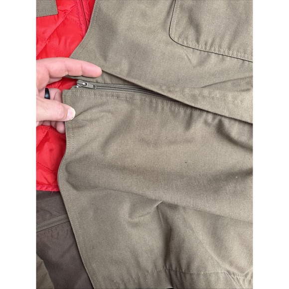 Vintage Marlboro Gear Western Duster Olive‎ Drab Trench Coat Size XL Read - Picture 7 of 9